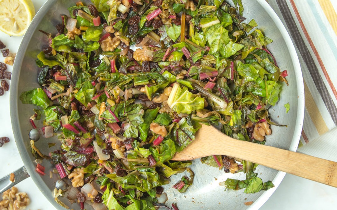 Braised Rainbow Chard