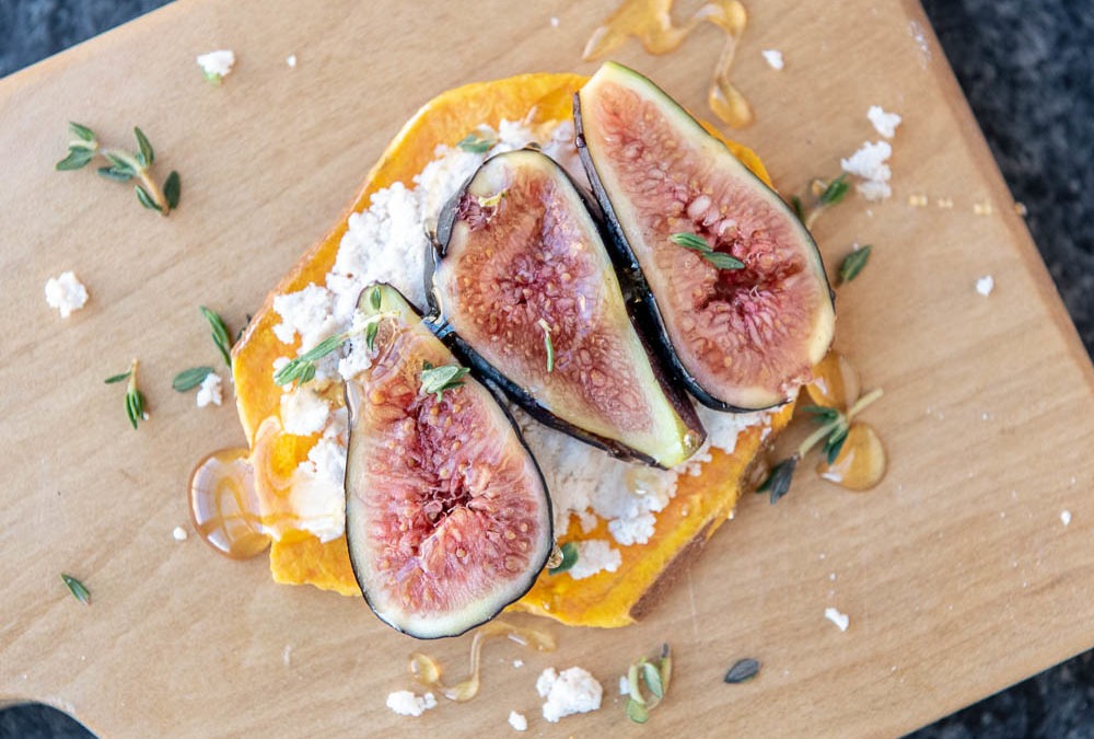 Fig Sweet Potato Toast