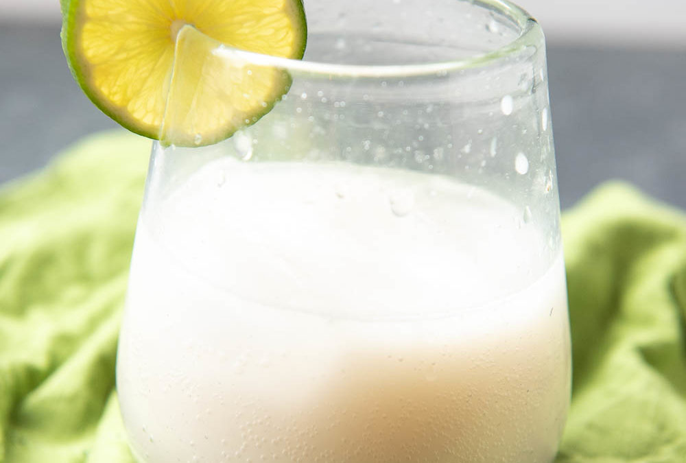 Coconut Lime Fizz Mocktail