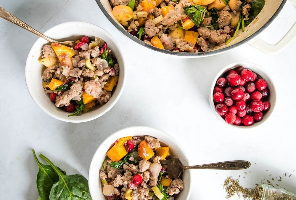 Cranberry Squash Ground Pork