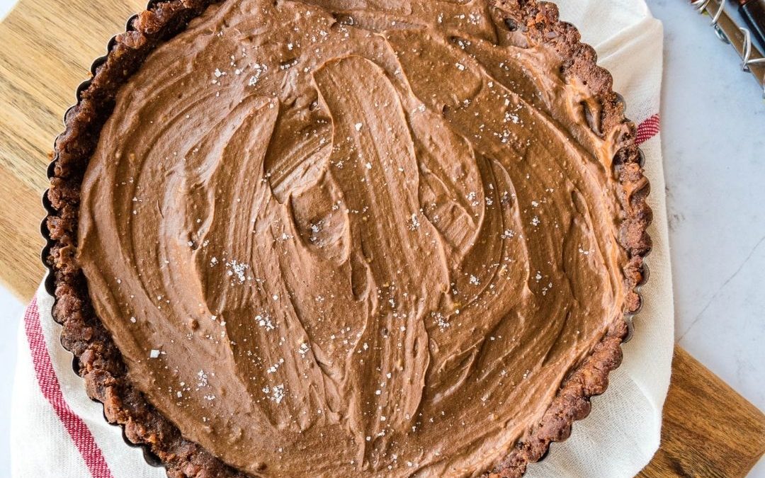 Salted Carob Tart