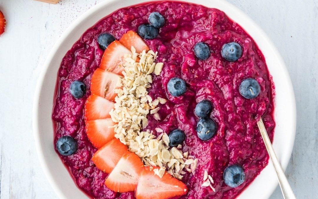 Cauliflower Berry Hot Porridge