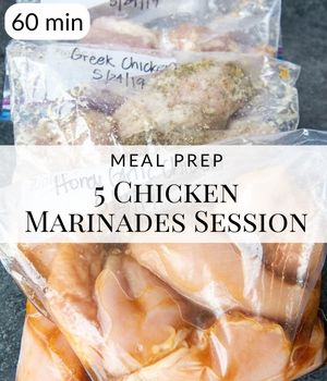 5 Chicken Marinades Freezer Session Post