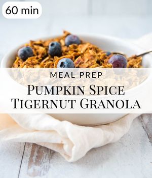Pumpkin Tigernut Granola Meal Prep