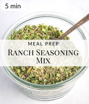 Ranch Seasoning Mix Meal Prep