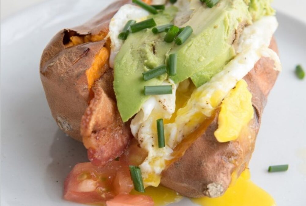 Loaded Baked Sweet Potato