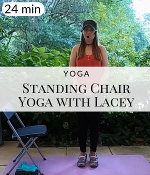 Standing Chair Yoga with Lacey