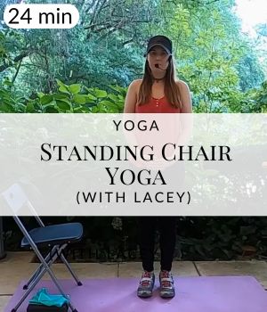 Standing Chair Yoga with Lacey